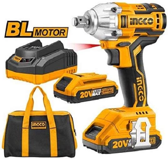 Ingco Ciwli2001 Avvitatore A Impulsi A Batteria Al Litio Elettrico 20 V - immagine 3
