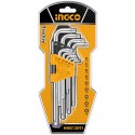 Set 9 chiavi torx con foro lunghe - immagine 2