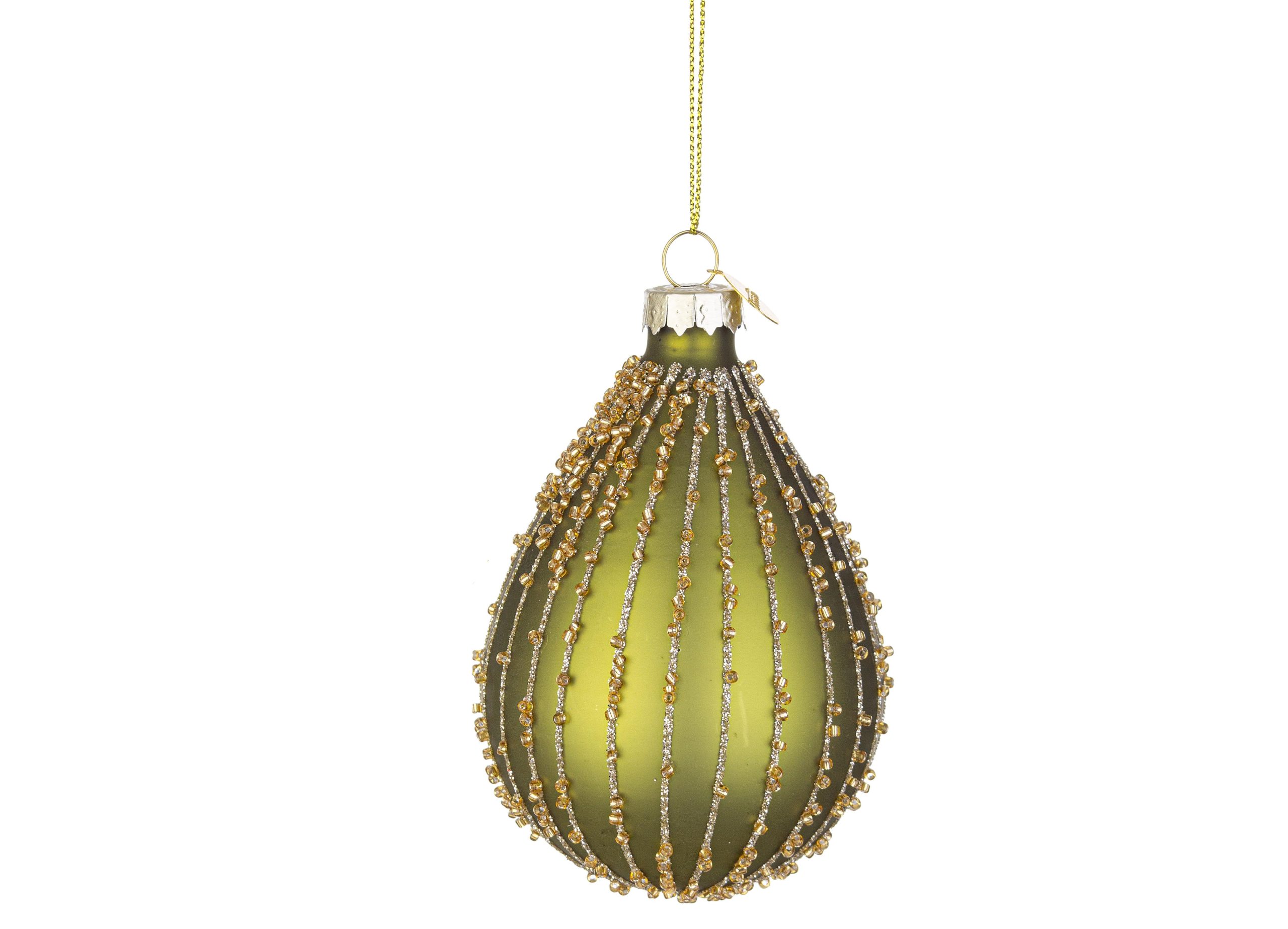 Palla in Vetro String Colore Verde