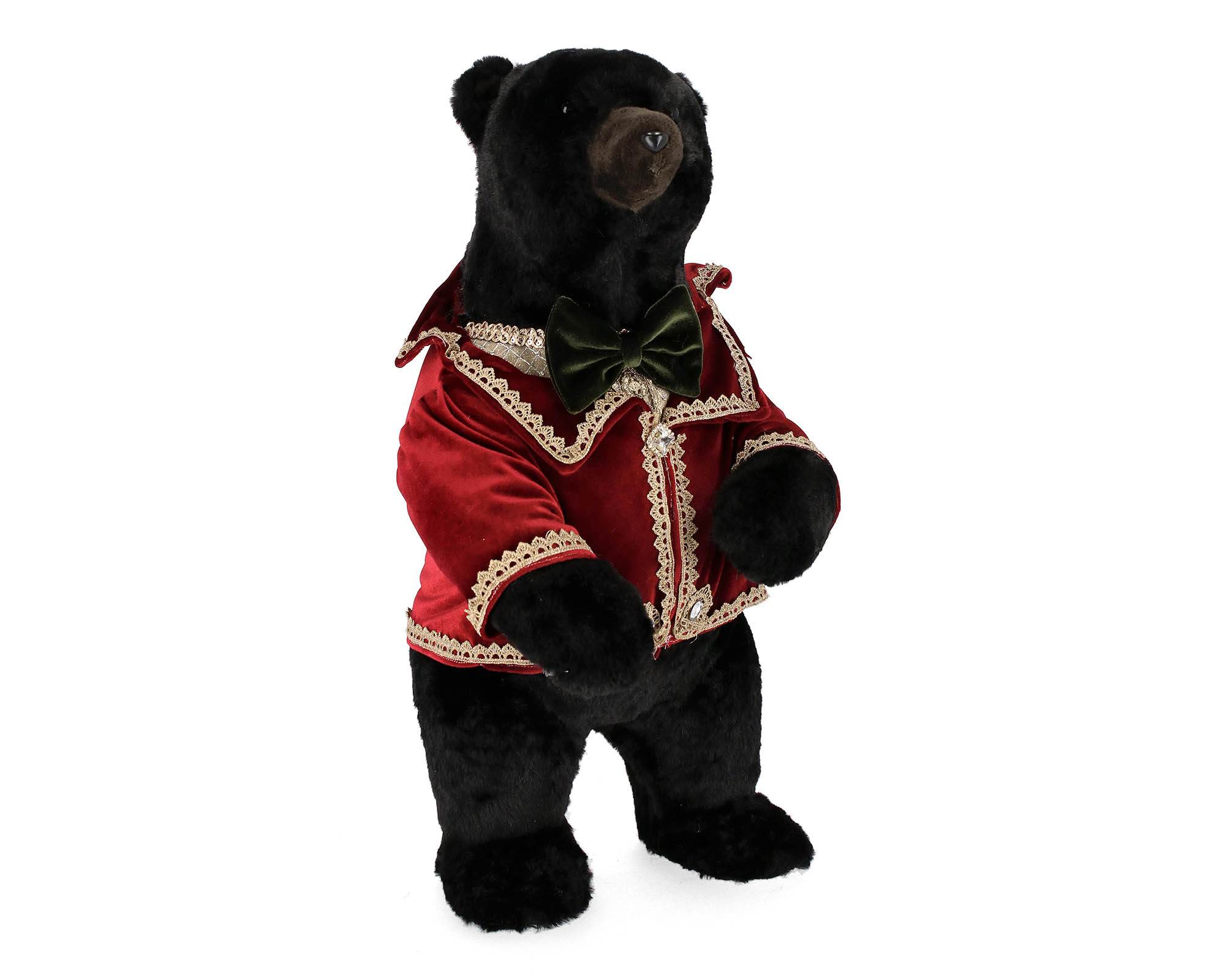 Decorazione Orso Tayler Stand Bruno 28x52h in Poliestere e Polistirolo – Bizzotto