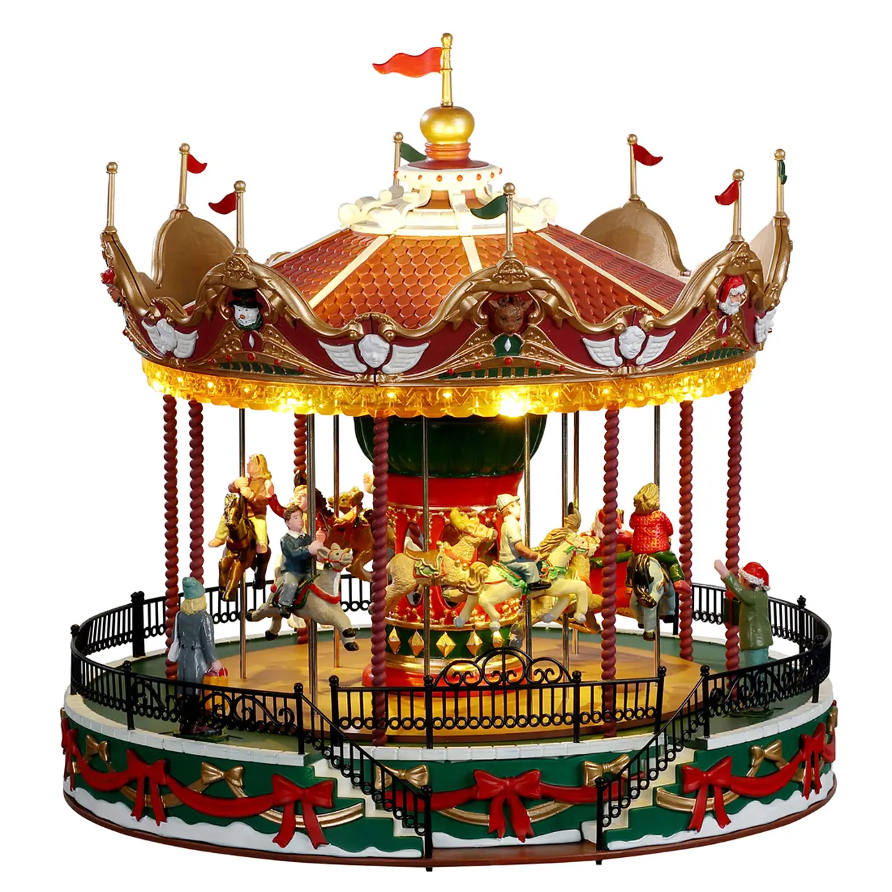 Lemax Santa Carousel Attrazione Carnival cod 34682